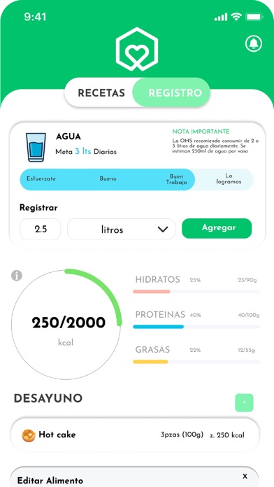 Hexalud Wellness App Screenshot