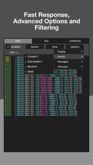 How to cancel & delete protokol - midi/osc monitor 3