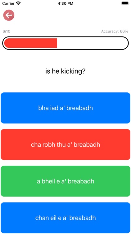 Scottish Gaelic Verb Blitz screenshot-4