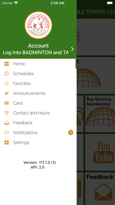 BATTS ATHLETICS Screenshot