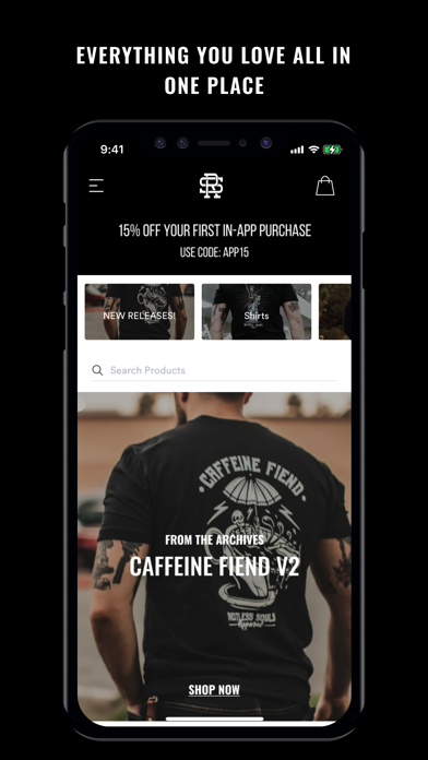 Restless Souls Apparel Screenshot