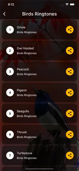 Game screenshot Birds Ringtones hack