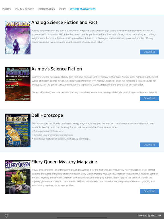 Alfred Hitchcock Mystery Mag iPad app afbeelding 3