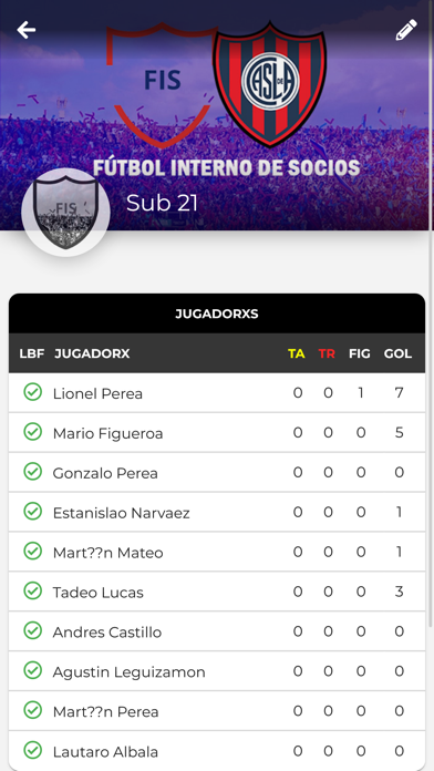 Futbol Interno De Socios CASLA Screenshot