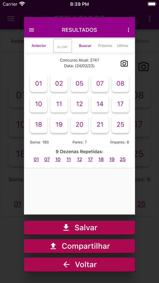 #2. Lotofacil Resultados e + (iOS) 由: Mario Vitor Vicente Fernandes