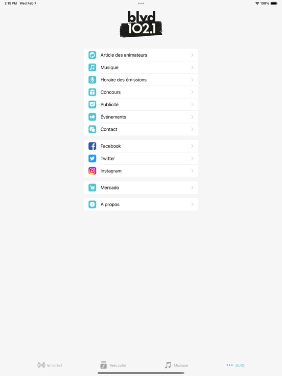 App screenshot