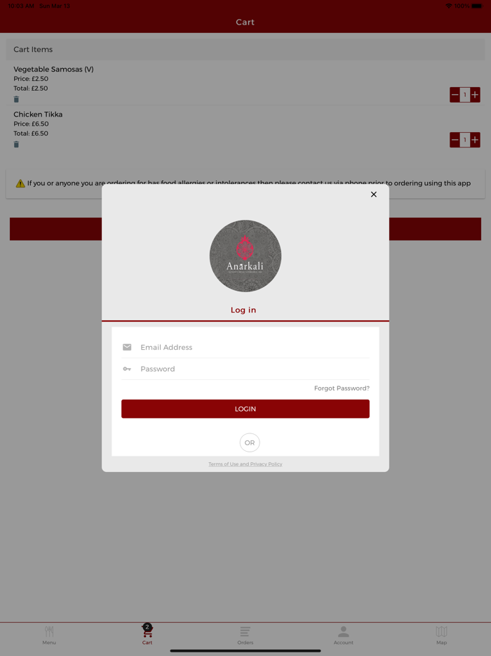 Anarkali Bromsgrove Takeaway