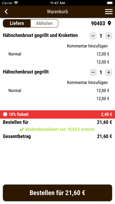 M55 mexikanische Kueche Screenshot