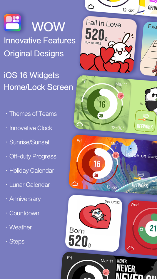 #1. Watch Out Widgets (iOS) 由: Hainan Sagittarius Culture Media Co., Ltd.