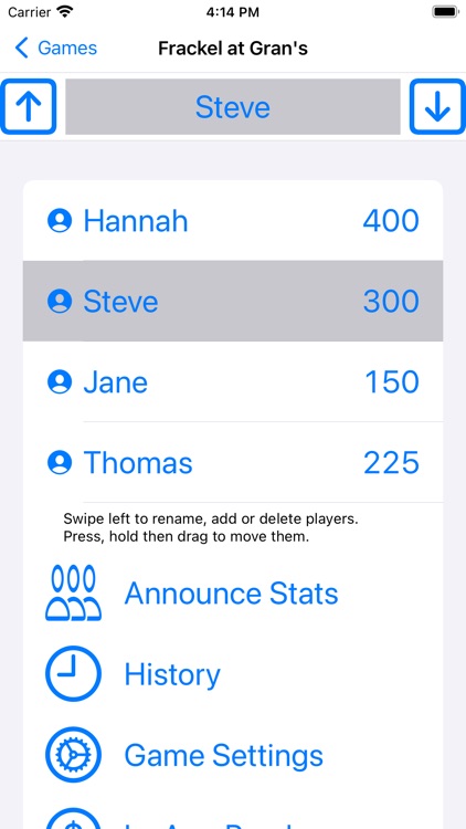 Talking Score Keeper