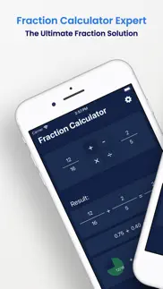 fraction calculator expert iphone screenshot 1