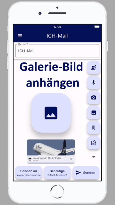 ICH-Mail | E-Mail an dich Screenshot