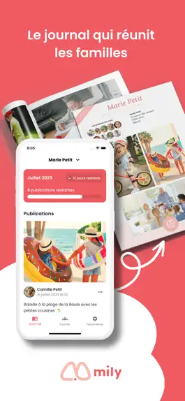 Game screenshot Mily - Journal photo familial apk