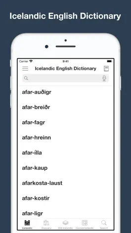 Game screenshot Combined Icelandic Dictionary mod apk