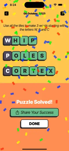 Game screenshot 3 Words by John Passfield hack