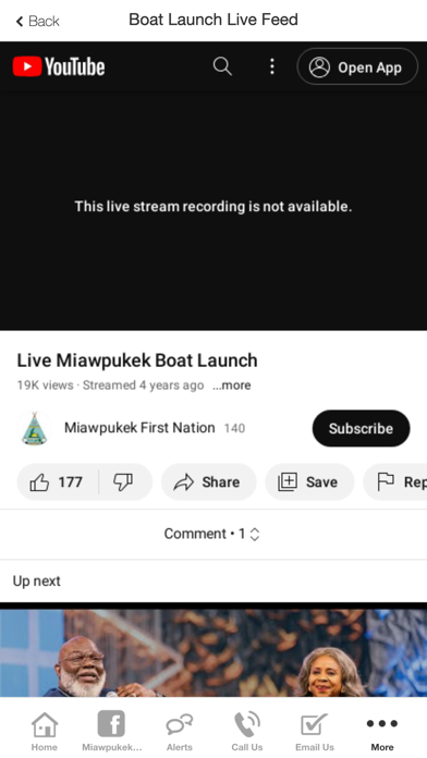 Miawpukek Mobile App Screenshot