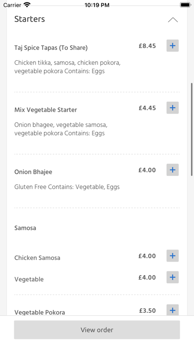 Taj spice, Belfast Screenshot