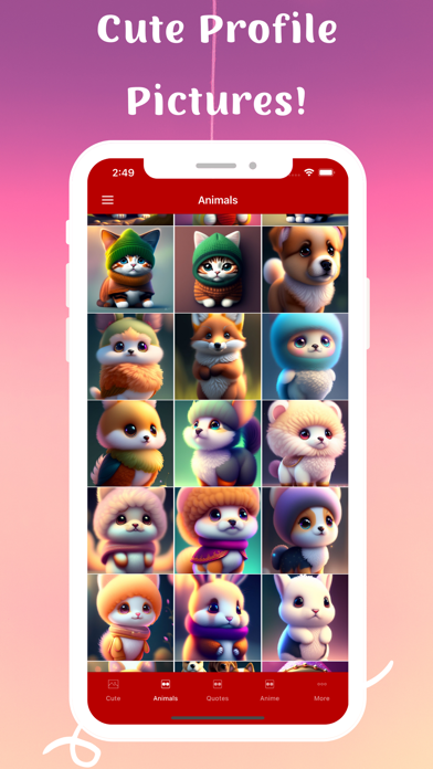 Cute Profile Pictures Screenshot