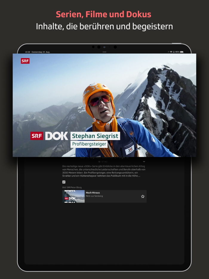 Play SRF Streaming TV and Radio