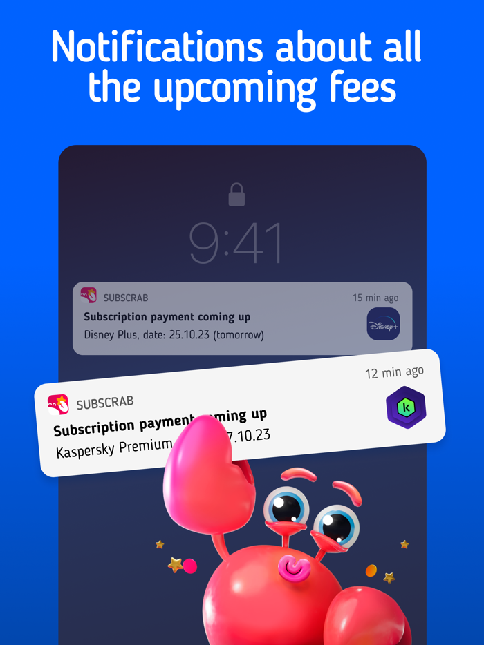 SubsCrab Subscriptions Manager
