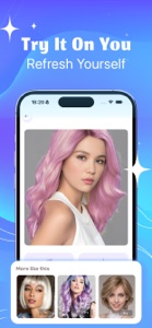 Hair Color Changer Hair Try On screenshot #5 for iPhone