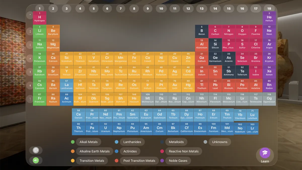 Chemistry Table: Learn+Explore screenshot 1
