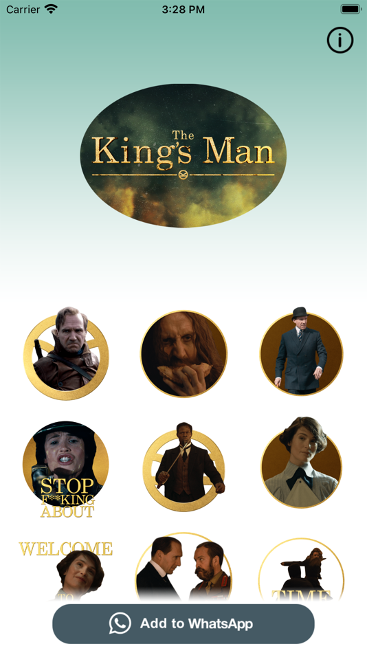 The King's Man Stickers - 1.0 - (iOS)