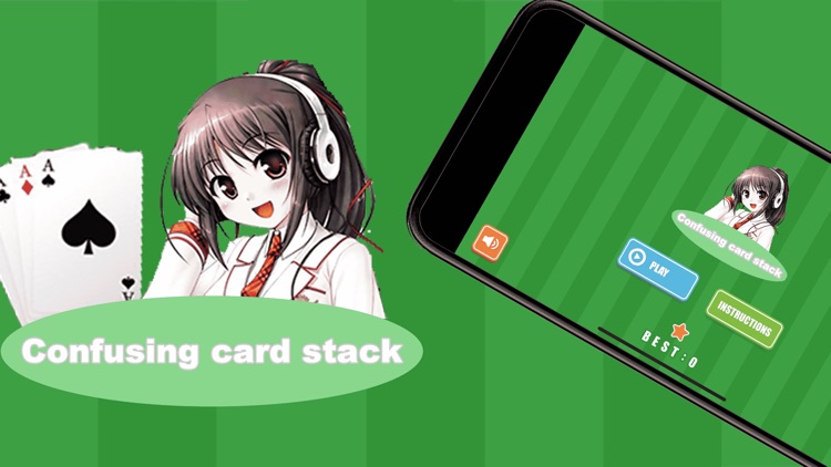 Confusing card stack