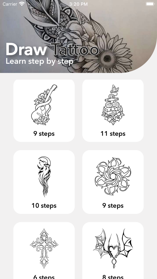 #3. How to Draw Tattoos Easily (iOS) 由: Gorasiya Vishal Nanjibhai