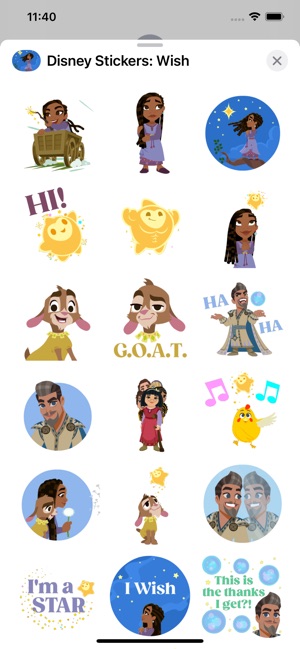 Disney Stickers: Wish on the App Store