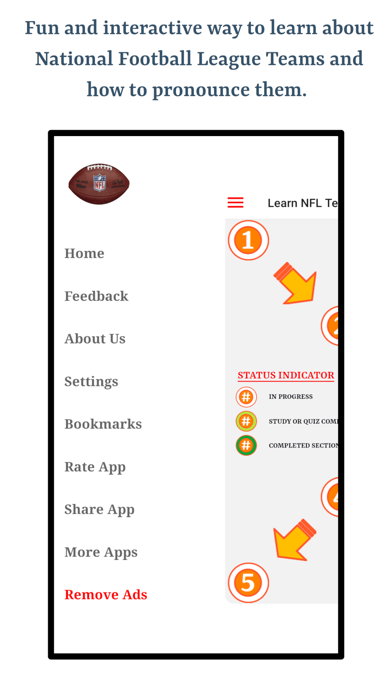 National Football League Teams Screenshot