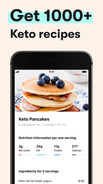 Keto Diet App ダイエット, レシピ, 体重管理のおすすめ画像4