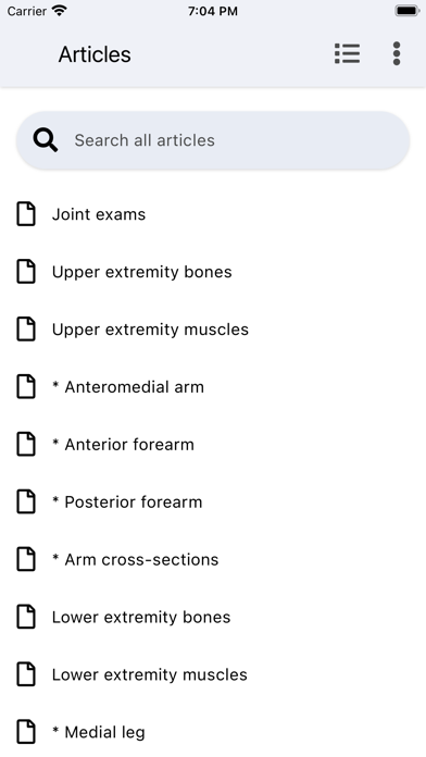 Orthopedic Anatomy Screenshot