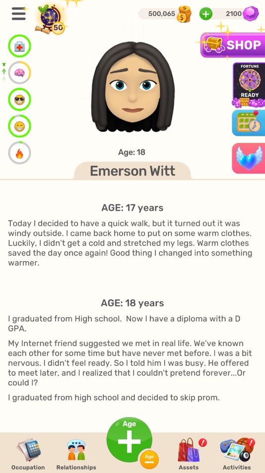 #5. Real Life:Choices Simulator (iOS) Bởi: USPEX ARASTIRMA GELISTIRME YAZILIM BILGISAYAR SANAYI VE TICARET ANONIM SIRKETI