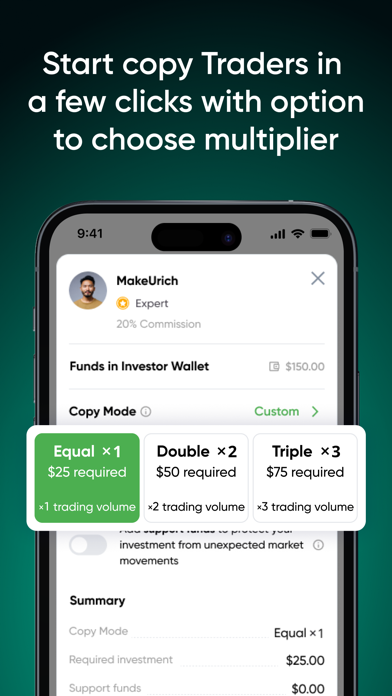 JustMarkets Copytrading Screenshot