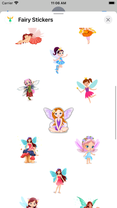 Screenshot #2 pour Fairy Stickers