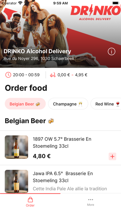 DRINKO Brussels Screenshot