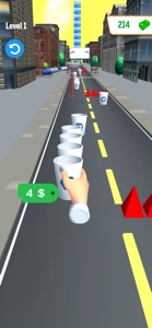 Coffee Coming 3D-Run Evolution screenshot #2 for iPhone