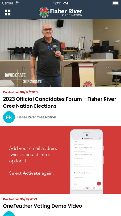 Fisher River Cree Nation Screenshot