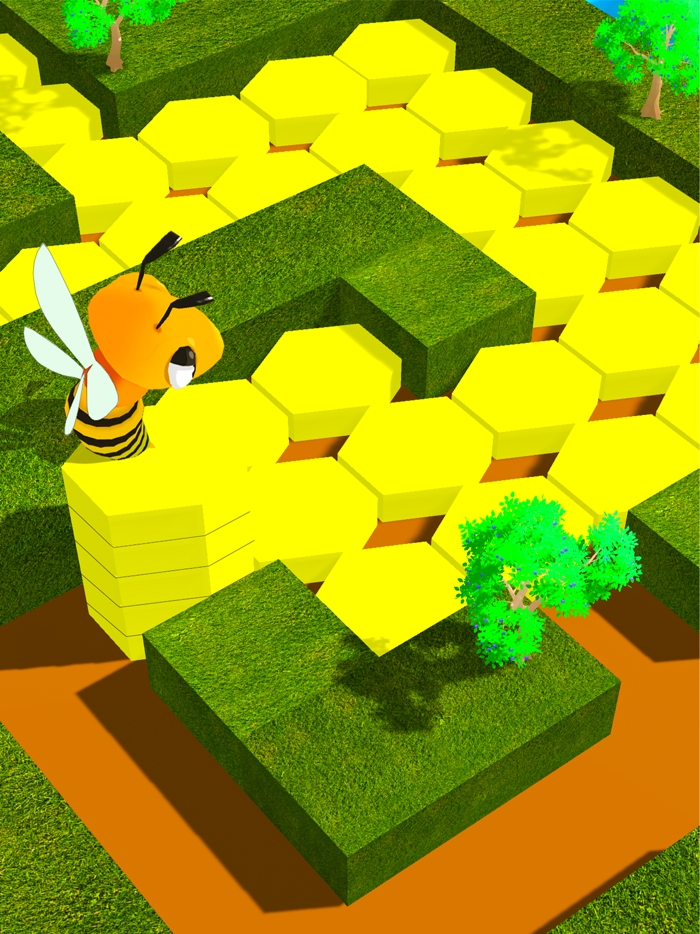 Bee Tile Stack - Maze Games