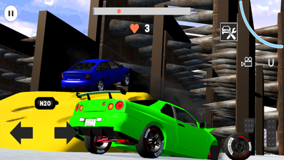 Slippery Slope Car Destruction Screenshot