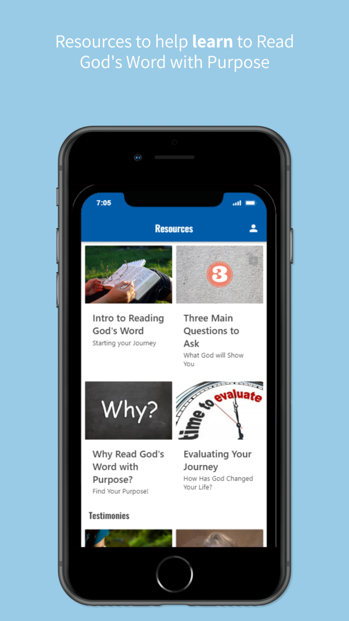 Read Gods Word with Purpose