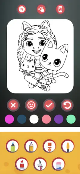Game screenshot Dolls Doodle Glitter Book App apk