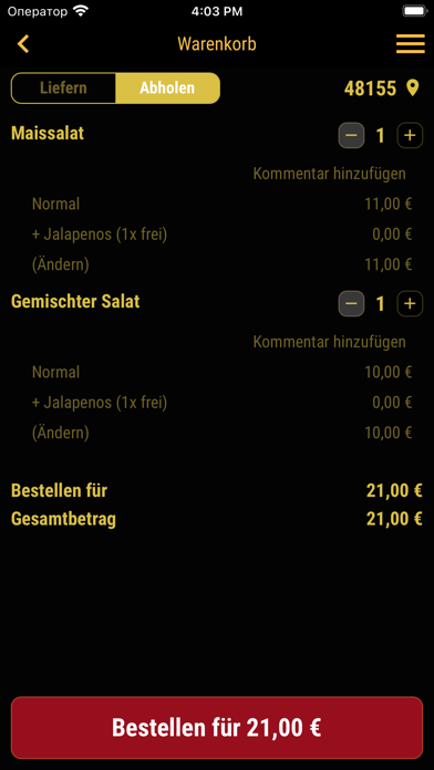 MY Kebab Haus Münster Screenshot
