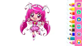 Game screenshot Glitter Force Coloring Book mod apk