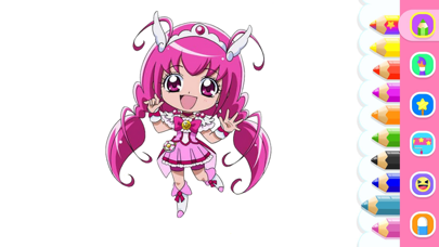 Glitter Force Coloring Book Screenshot