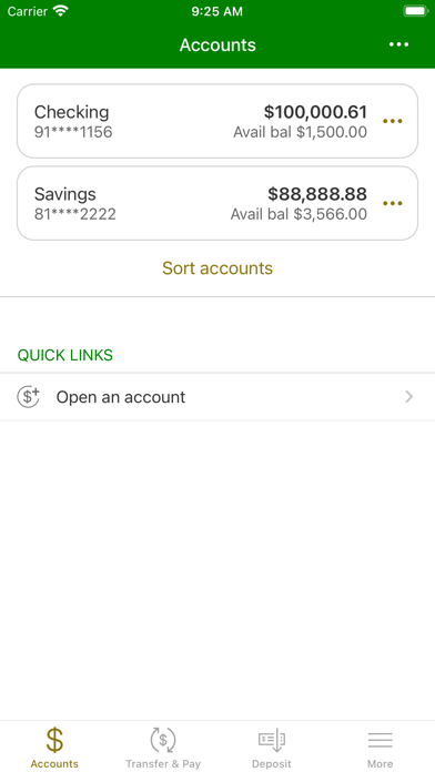 Lufkin Federal Credit Union Screenshot