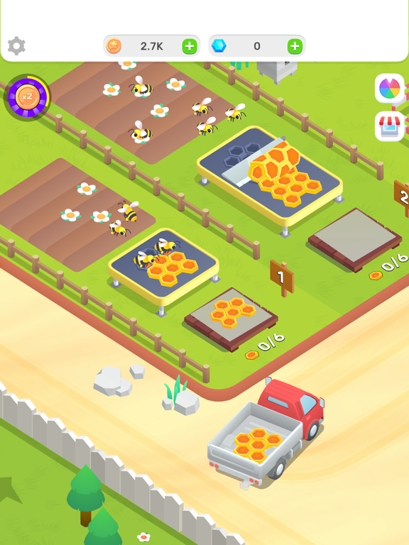Screenshot #4 pour Bee Farm: Idle Tycoon