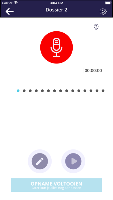 Emma Handson Mobiel Dicteren Screenshot