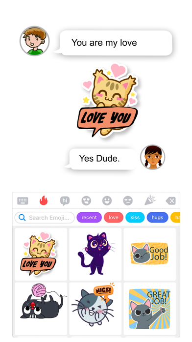 Midnight CatPower Sticker Pack Screenshot